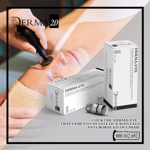 کوکتل مزوتراپی دور چشم درمان کامل سیاهی و پف دور چشم ،برند درمادو Derma-EYE