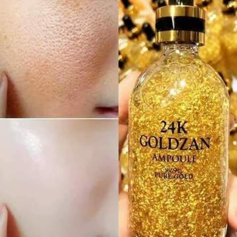 سرم ضد چین و چروک صورت طلای 24 عیار مدل ("GOLDZAN")