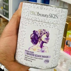 ماسک خاک رس سفید روشن وشفاف کننده پوست (“پروبیوتی اسکین”)