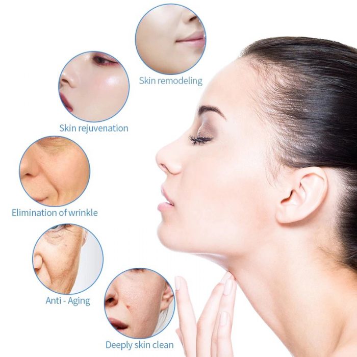 دستگاه پاکسازی و جوانسازی پوست هیدروفیشیال7 کاره آنالیزور دار (“نیوفیس”)
