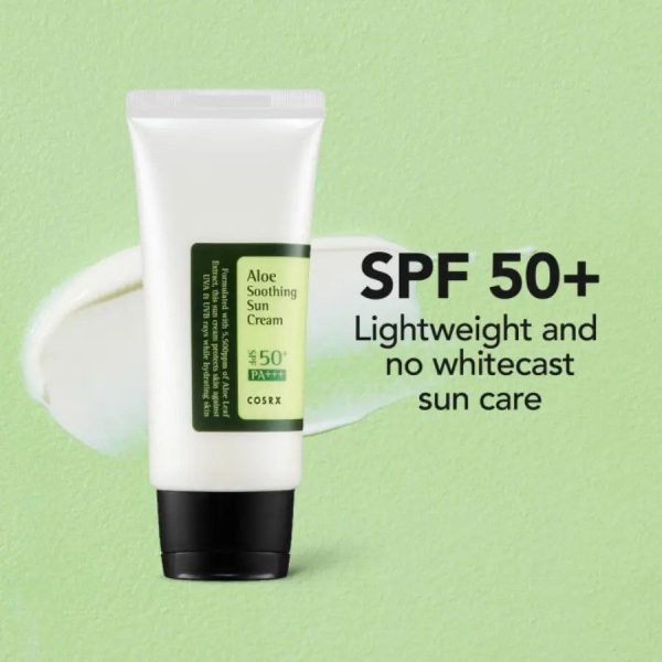کرم ضد آفتاب SPF50عصاره آلوئه ورا کوزارکس