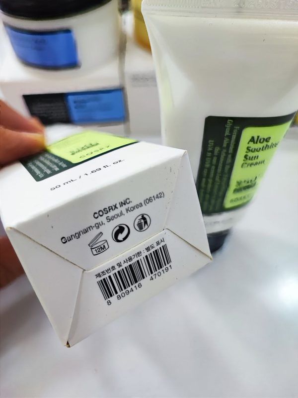 کرم ضد آفتاب SPF50عصاره آلوئه ورا کوزارکس